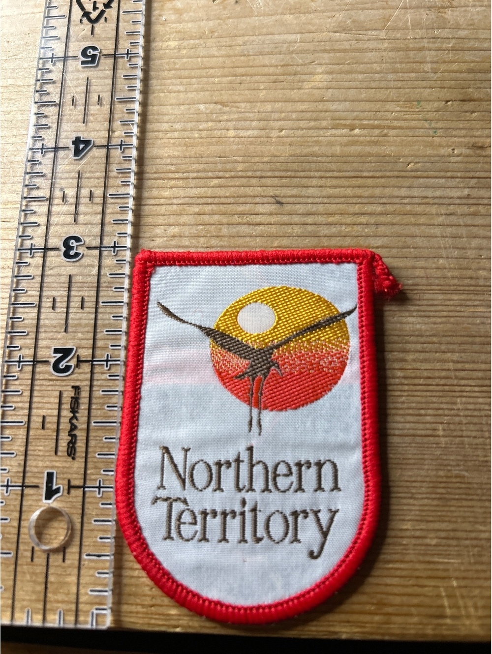 Northern Territory Embroidered Patch with Red Border